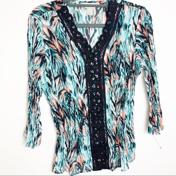 Christopher & Banks Stretchy Blouse - Picture 1 of 12